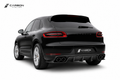 Real Carbon Fiber Rear Diffuser for Porsche Macan (2014–2020) | Sport Performance Style