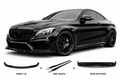 Complete Gloss Black Styling Kit for Mercedes C-Class Coupe/Cabrio C205 Pre-Facelift (2015–2018)