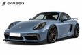 Carbon Fiber Kit Front Lip & Fog Lamp Cover Splitter Kit for Porsche 718 Boxster / Cayman (2016–2025)