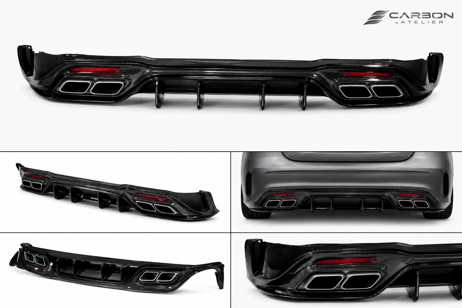 Performance Rear Diffuser for Mercedes A-Class W176 (2013–2018)