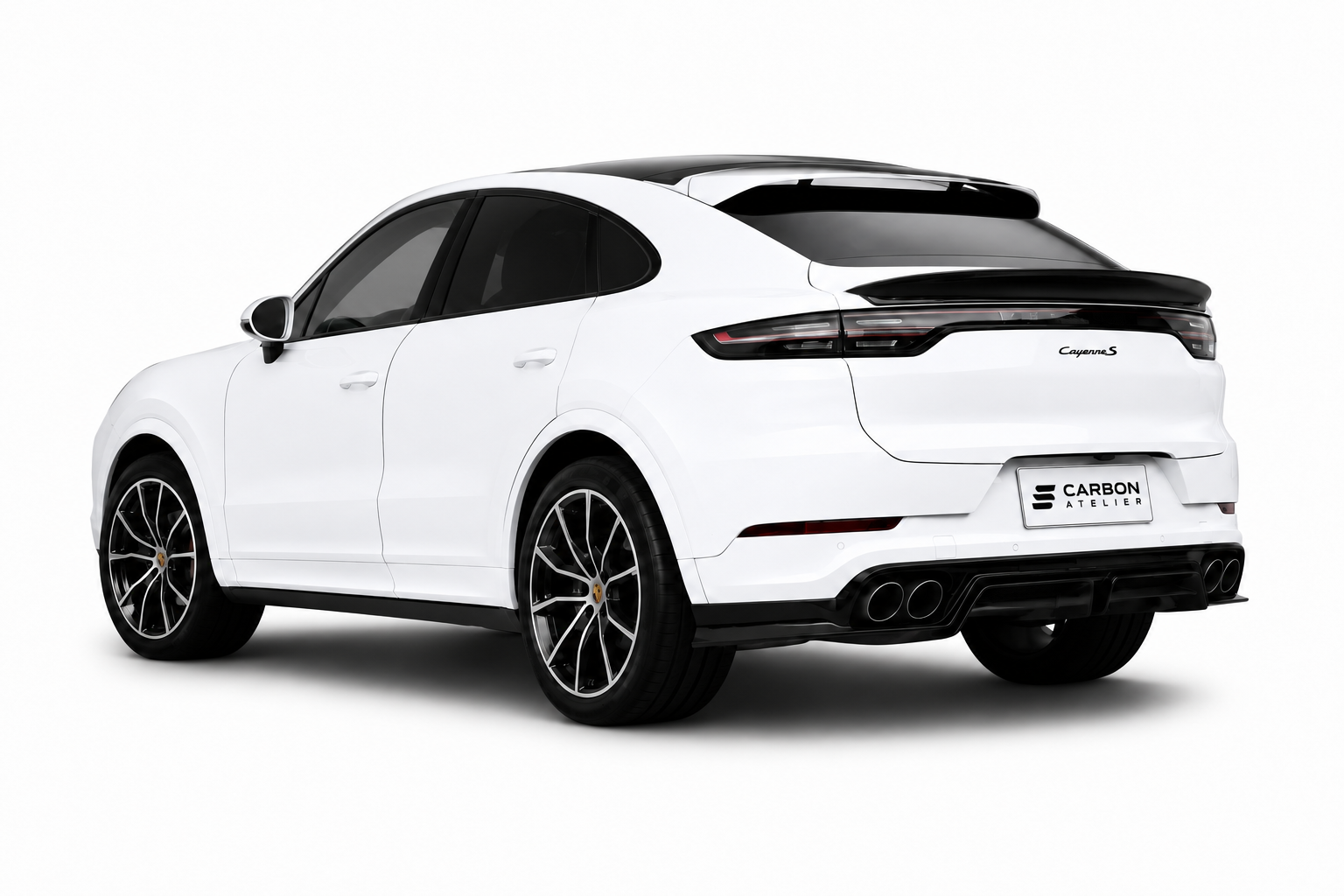 Carbon Fiber Styling Kit for Porsche Cayenne Coupe & GTS Coupe (2018–2023) | Front Lip, Rear Diffuser & Rear Spoiler