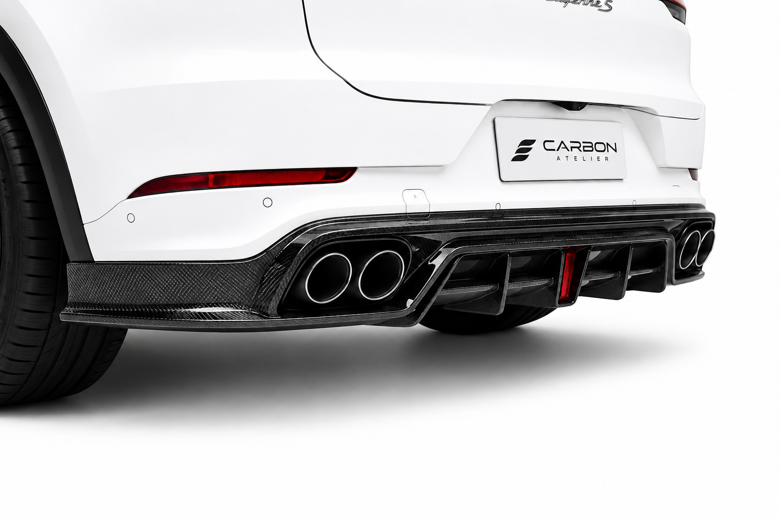 Carbon Fiber Styling Kit for Porsche Cayenne Coupe & GTS Coupe (2018–2023) | Front Lip, Rear Diffuser & Rear Spoiler