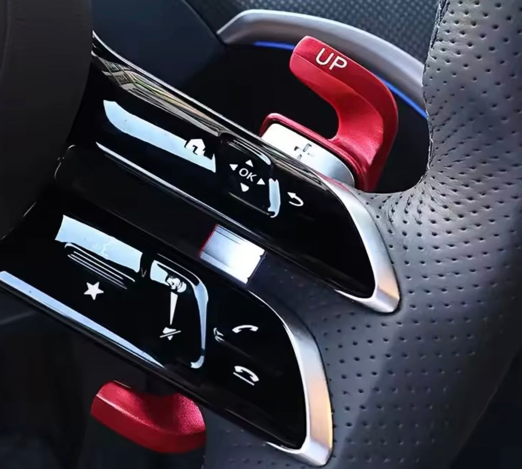 Carbon Fiber Paddle Shifter Extensions – Compatible with Select Mercedes Automatic