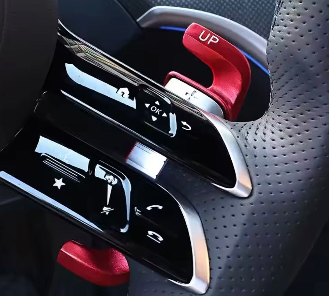 Carbon Fiber Paddle Shifter Extensions – Compatible with Select Mercedes Automatic