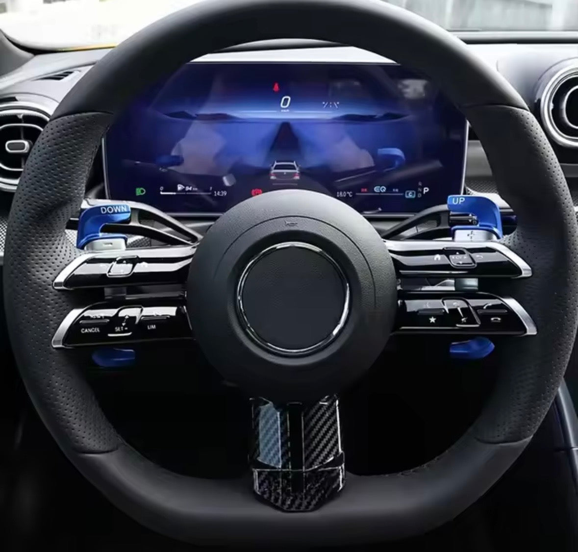 Carbon Fiber Paddle Shifter Extensions – Compatible with Select Mercedes Automatic